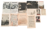 WWII GERMAN ANTI-US PROPAGANDA LEAFLETS