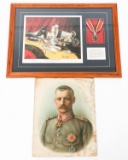 JAMES DIETZ ADOLF GALLAND SIGNED LITHOGRAPH
