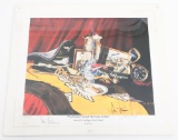 WARRIORS SWORD HAD COME TO REST LITHOGRAPH - DIETZ