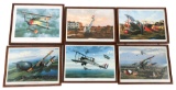STAN STOKES WWI AVIATION THEMED LITHOGRAPHS