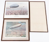 CHERNEV & MARSCHALL HINDENBURG LITHOGRAPHS