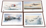LAURIER, SAMPLE, WEST & DENARDO WWII LITHOGRAPHS