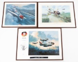 ATACK, KREBS & CRANDALL AVIATION THEME LITHOGRAPHS
