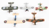 WWI US & BRITSH MODEL BIPLANES