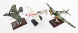 WWII GERMAN & SOVIET MAHOGANY MODEL PLANES