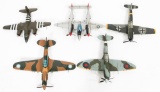 WWII GERMAN, US & BRITISH MODEL FIGHTER PLANES