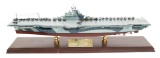 FRANKLIN MINT USS YORKTOWN SIGNED MODEL