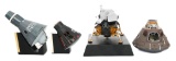 NASA LUNAR, COLUMBIA & GEMINI CAPSULE MODELS