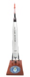 NASA ATLAS D LV-3B LAUNCH VEHICLE MAHOGANY MODEL