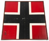 MODERN COPY OF WWI GERMAN AIRPLANE CUT FABRIC