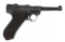1912 GERMAN ERFURT P08 9mm LUGER PISTOL