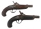 FRENCH MODEL 1842 PISTOLS
