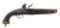 EUROPEAN NAVAL .69 CALIBER FLINTLOCK PISTOL