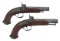 PAIR OF .58 CALIBER PERCUSSION PISTOLS