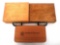 WOOD PISTOL AND REVOLVER DISPLAY CASES