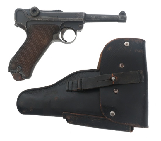 1916 ERFURT MODEL P-08 9mm CAL LUGER PISTOL