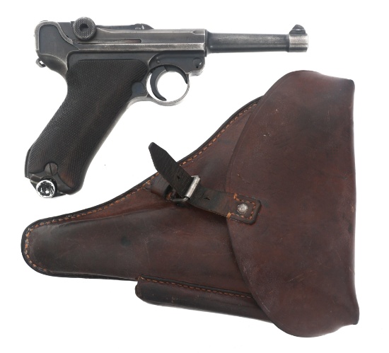 WWII GERMAN MAUSER byf CODE P08 LUGER PISTOL