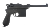 ASTRA MODEL 900 BROOMHANDLE 7.63mm CAL PISTOL