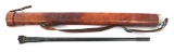 MAXIM MACHINE GUN BARREL IN LEATHER CASE