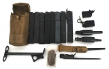 BRITISH STEN MK II MACHINE GUN MAGAZINES & PARTS