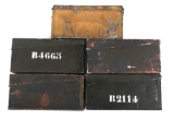WWII GERMAN MACHINE GUN 34/42 AMMUNITION CANS