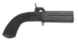 BRITISH SWIVEL BARREL PERCUSSION PISTOL