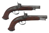 PAIR OF .58 CALIBER PERCUSSION PISTOLS