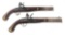 PEDERSOLI HARPERS FERRY FLINTLOCK PISTOLS