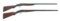IVER JOHNSON AND N.R. DAVIS 12 GAUGE SHOTGUNS