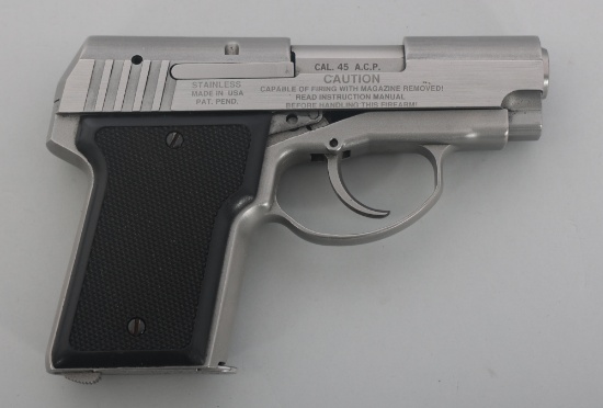AMT MODEL BACKUP .45 ACP CALIBER SEMI AUTO PISTOL