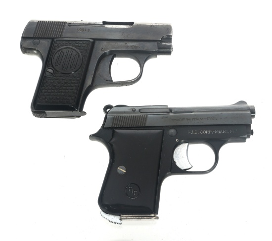 CZECH DUO 6.35mm CAL & FIE TITIAN .25 CAL PISTOLS