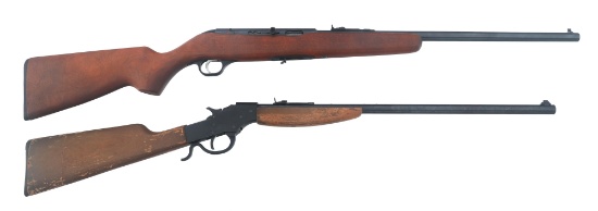 WESTERN FIELD AND SAVAGE .22 LR CALIBER RIFLES