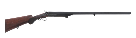 W. JUNG 16 GAUGE SIDE BY SIDE HAMMER SHOTGUN