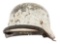 WWII GERMAN M40 WINTER CAMO COMBAT HELMET