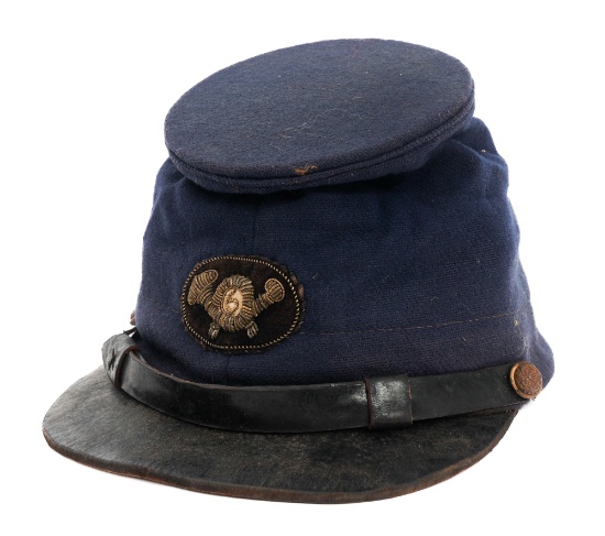 CIVIL WAR US M1858 6th INFANTRY OFFICER FORAGE CAP