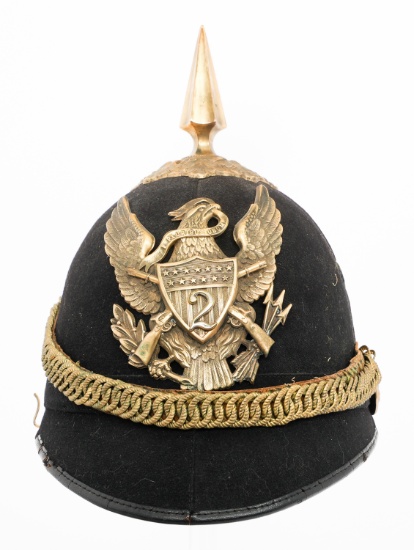 US ARMY 2nd INFANTRY M1881 OFFICER SPIKE HELMET