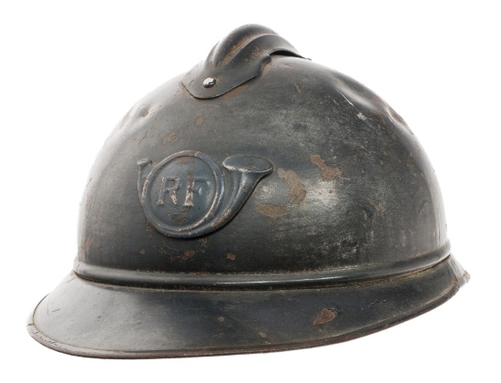 WWI FRENCH CHASSEUR M15 ADRIAN HELMET