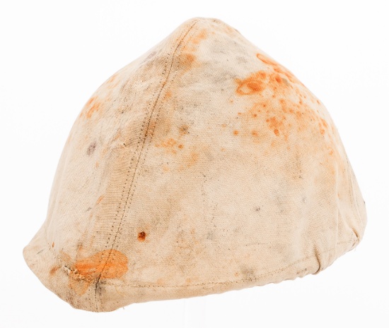 WWI FRENCH ENGINEER M15 ADRIAN HELMET WITH COVER