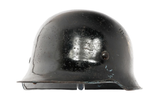 WWII GERMAN FIRE POLICE DD M34 HELMET