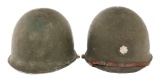 WWII - KOREAN WAR US ARMED FORCES M1 HELMETS