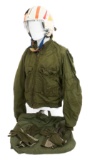 VIETNAM WAR US NAVY AHP-6 HELMET & G-8 JACKET