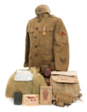 WWI US ARMY 23rd ENGINEER 3rd WAGON CO NAMED GROUP