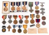 SPAN-AM WAR - WWI US ARMED FORCES MEDALS