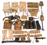 WWI US ARMY M1910 CARTRIDGE BELT & FIELD GEAR