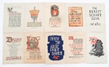 WWII GERMAN NSDAP WEEKLY PROPAGANDA MINI POSTERS