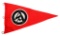 WWII GERMAN SA VEHICLE PENNANT FLAG