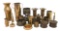 WWI - WWII WORLD MILITARY SHELL CASING TRENCH ART