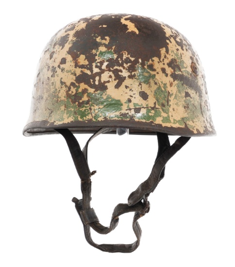 WWII GERMAN DAK CAMO M38 FALLSCHIRMJAGER HELMET