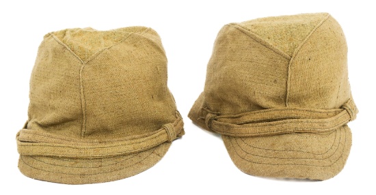WWII IMPERIAL JAPANESE ARMY EM/NCO FIELD CAPS
