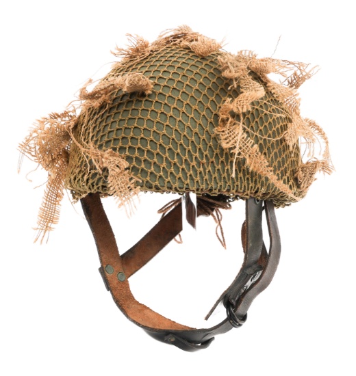 WWII BRITISH MkI PARATROOPER HSAT COMBAT HELMET